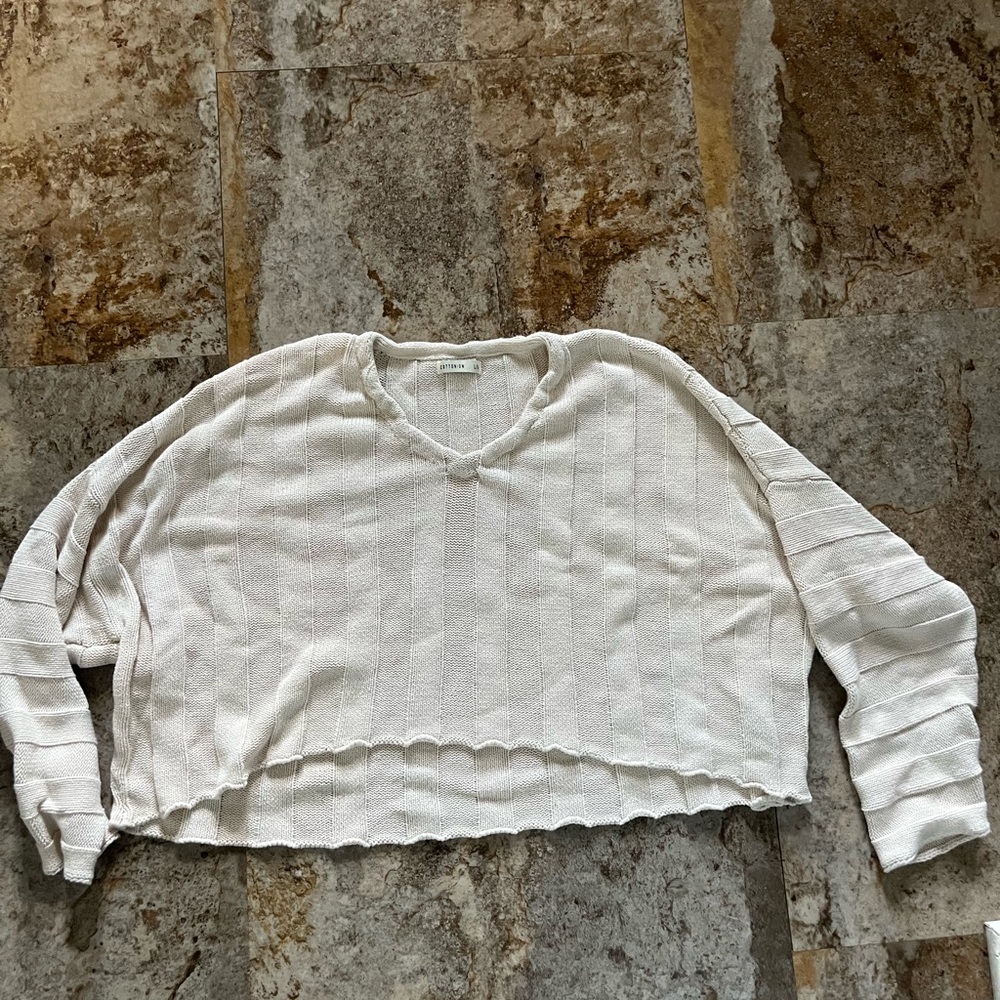 Cotton sweater